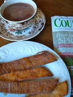 Chocolate and lazy churros small