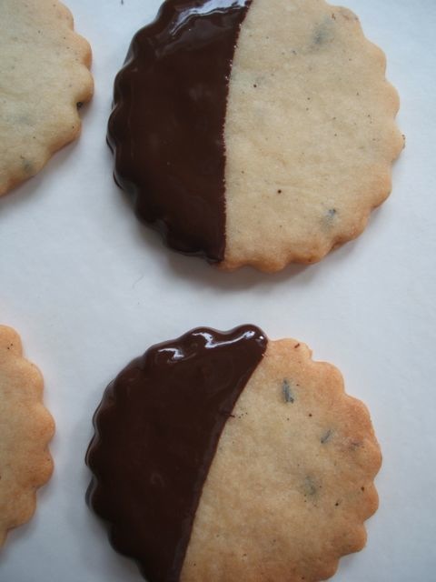 Lavender cookies dipped 4