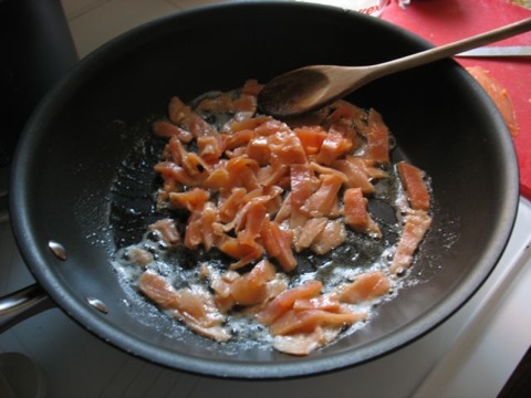 Pasta smoked salmon 3