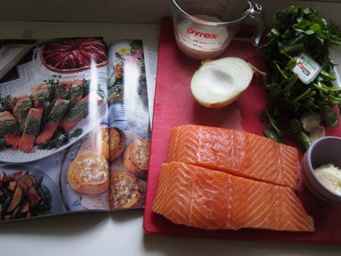 Salmon watercress 1