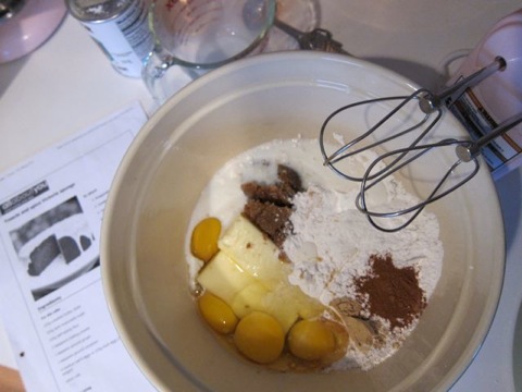 Treacle sponge all ingredients